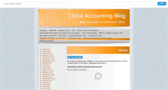 Desktop Screenshot of chinaaccountingblog.com